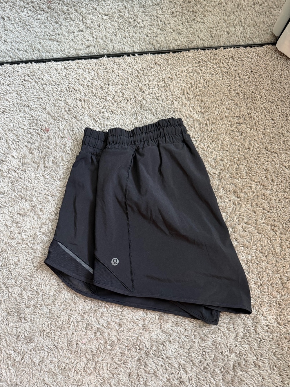 lululemon athletica Black Hotty Hot Tall 4” Athletic Shorts